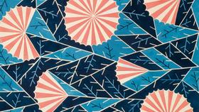 Antonín Kybal. Printed fabric design, 1942. Photography by Jan Brodský.